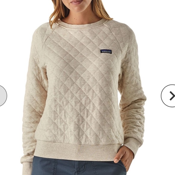 Patagonia Tops - Patagonia Organic Cotton Quilt Crew Sweatshirt Women's